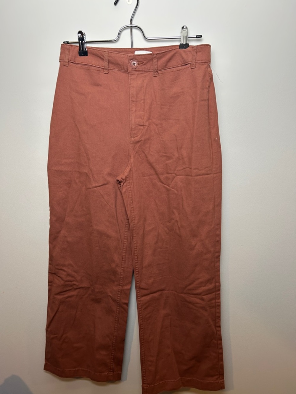 Old Navy Wide-Leg Pants in Rust